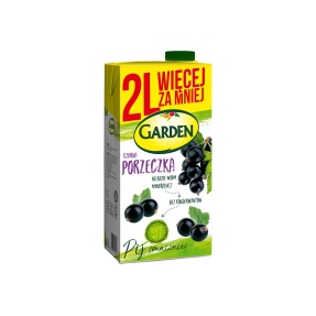 Garden Napój Czarna porzeczka 2l. 6 sztuk
