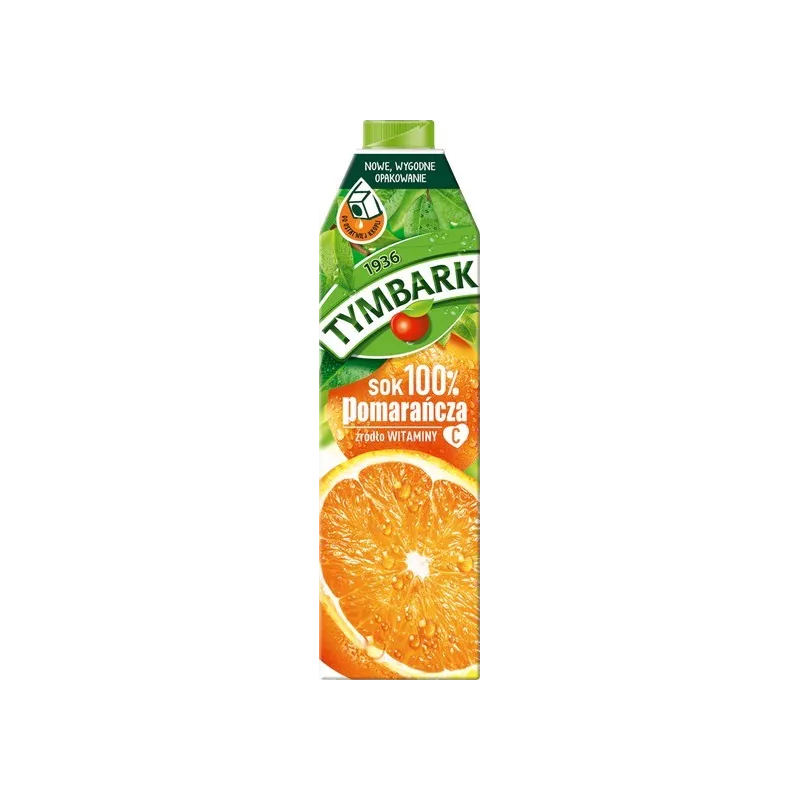 Tymbark Sok Pomarańczowy 100% 1l. Tymbark Sok Pomarańczowy 100% 1l.
