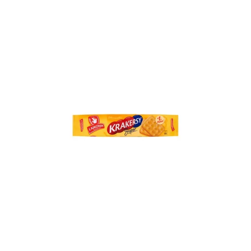 Lajkonik Krakersy słone 180g Lajkonik Krakersy słone 180g