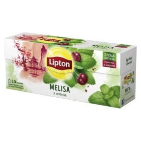 Lipton Melisa z wiśnią 20 torebek