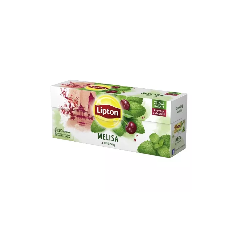 Lipton Melisa z wiśnią 20 torebek Lipton Melisa z wiśnią 20 torebek