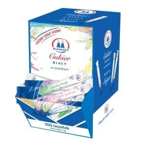 Cukier Biały w paluszkach 200 szt