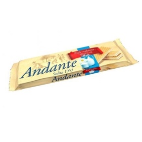 WAFLE ANDATNE MLECZNE 130G X 16 SZTUK