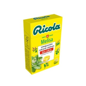 Ricola cukierki ziołowe melisa 27,5 g x 20 sztuk