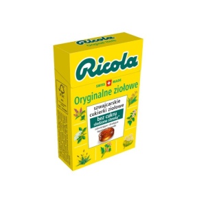 Ricola cukierki ziołowe melisa 27,5 g x 20 sztuk