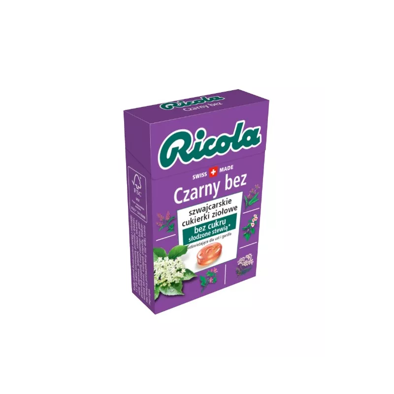 Ricola cukierki ziołowe melisa 27,5 g x 20 sztuk