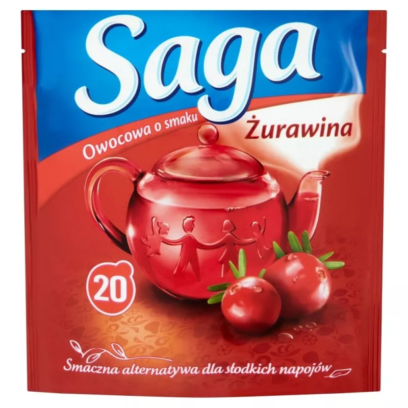 Saga wiśniowa 20 torebek Saga wiśniowa 20 torebek