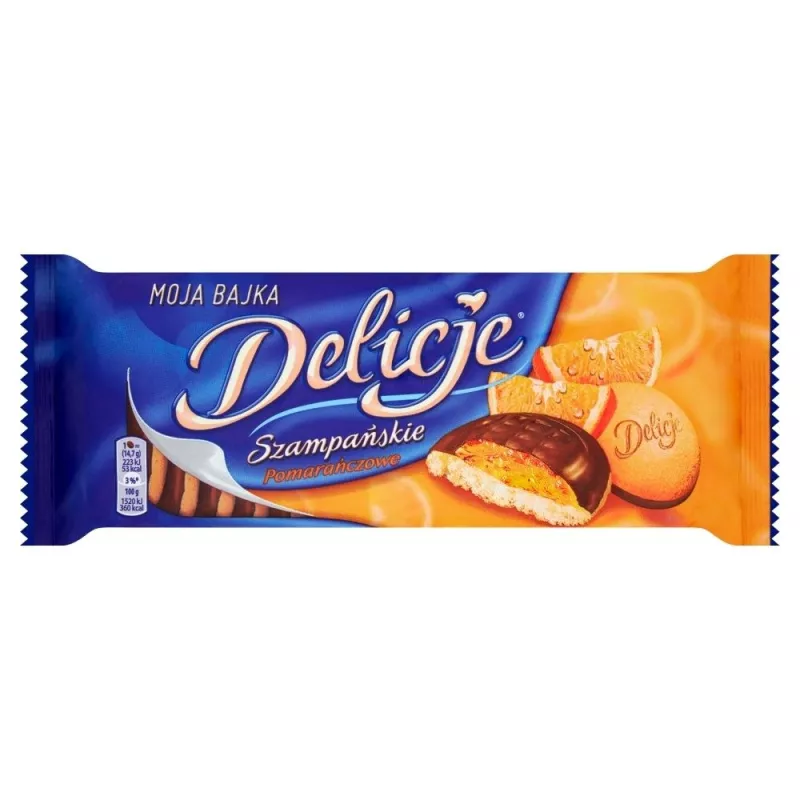 Wedel Delicje Pomarańczowe 147g Wedel Delicje Pomarańczowe 147g