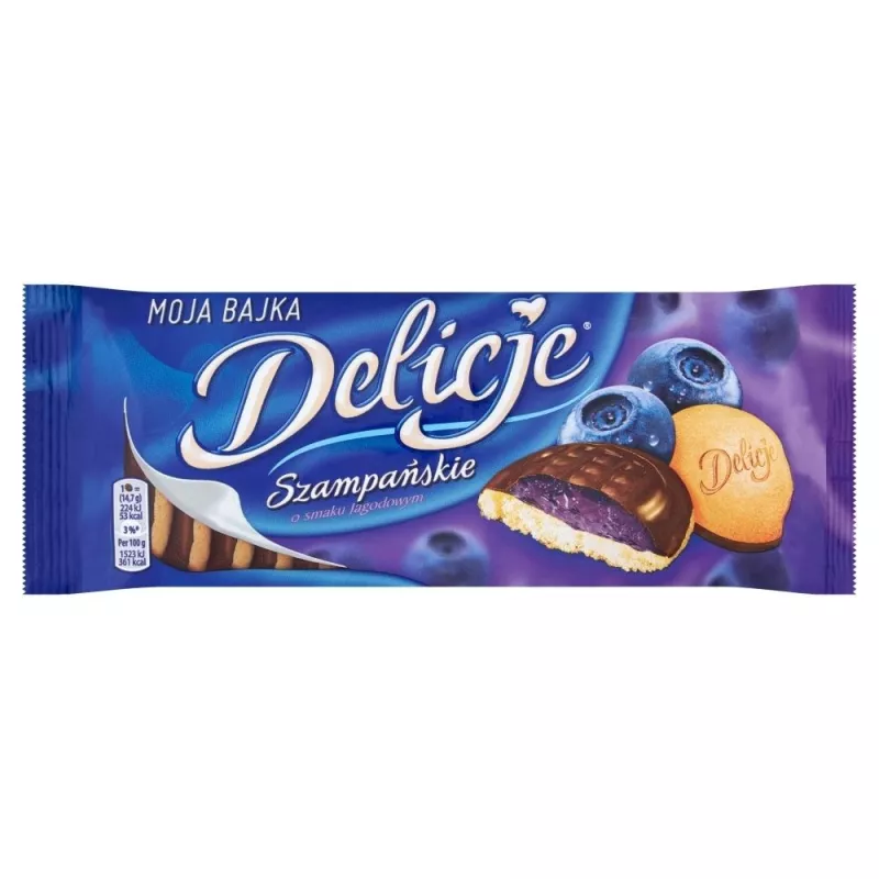 Wedel Delicje Pomarańczowe 147g Wedel Delicje Pomarańczowe 147g