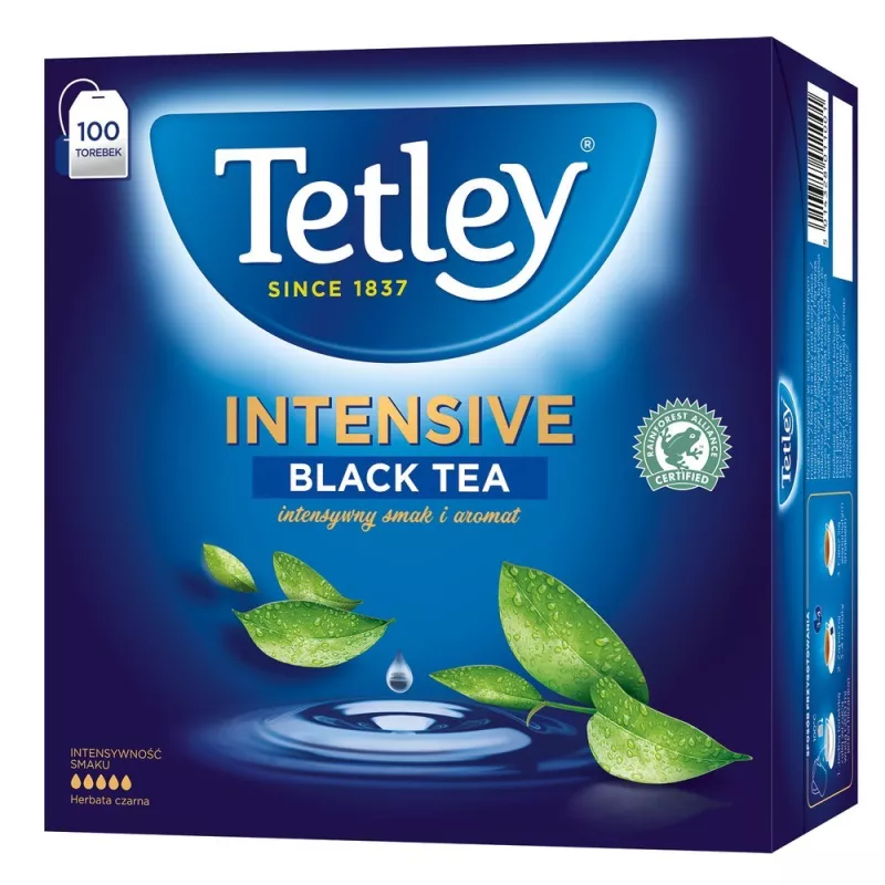 Tetlley Intensive Black 100 torebek Tetlley Intensive Black 100 torebek