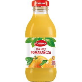 Fortuna Szkło Pomarańcz 100% 0.3l x 15 sztuk