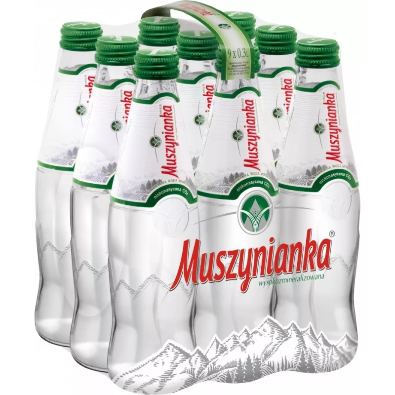Woda Muszynianka 0.6 L. 8 sztuk 
