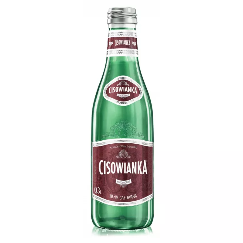 Cisowianka 0.33 l. silnie gazowana szkło x 24 sztuki Cisowianka 0.33 l. silnie gazowana szkło x 24 sztuki