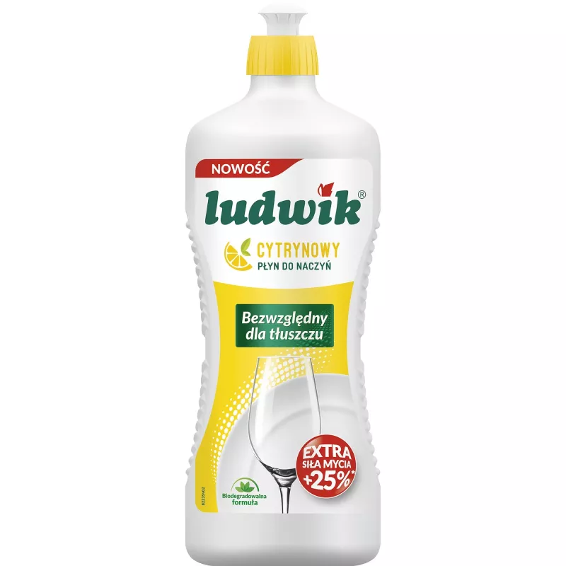 Ludwik Płyn do mycia naczyń Miętowy 900 ml. Ludwik Płyn do mycia naczyń Miętowy 900 ml.