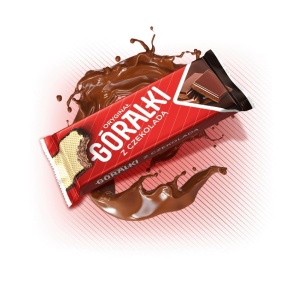 Góralki wafle z czekoladą 50g x 36 sztuk