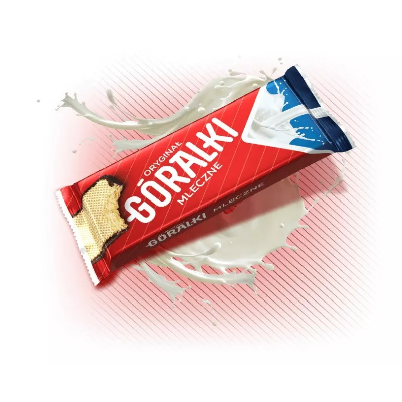 Góralki wafle mleczne 50g x 36 sztuk