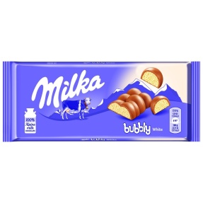Czekolada BUBBLY MILK&WHITE 95G