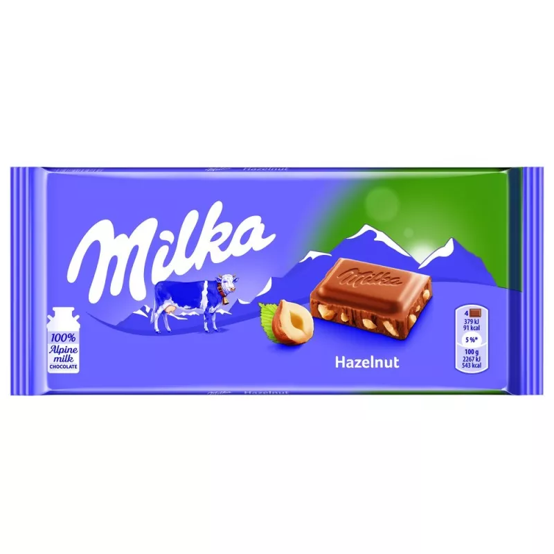 Czekolada Milka Z orzechami 100G Czekolada Milka Z orzechami 100G