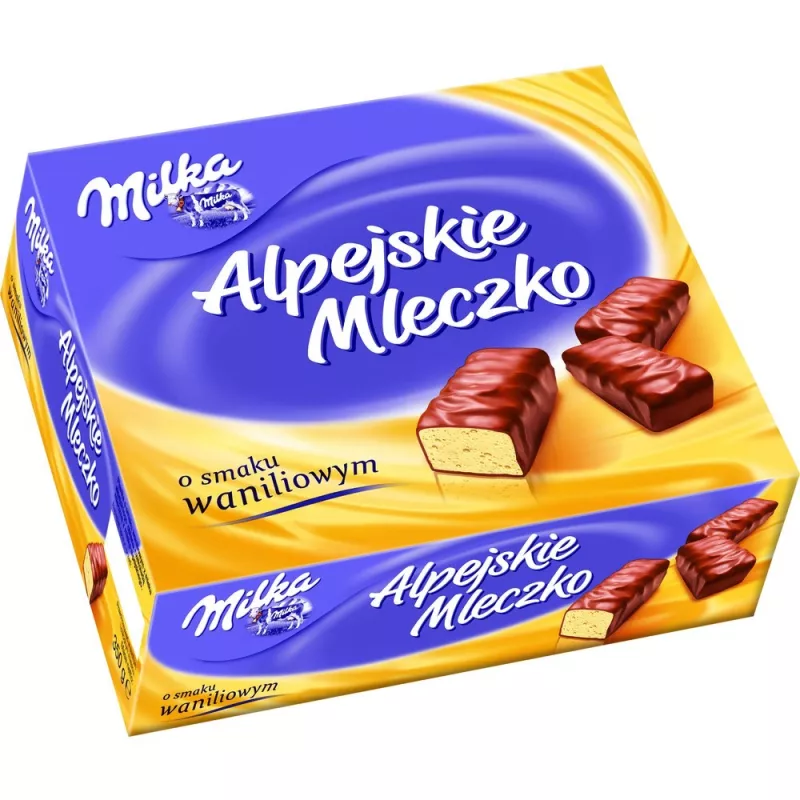 MILKA ALPEJSKIE MLECZKO WANILIOWE 330G