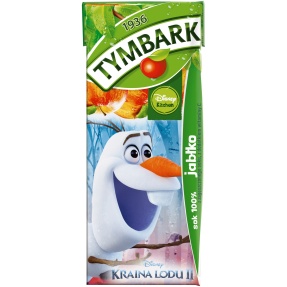 Tymbark sok jabłkowy ze słomką 200ml X 27 SZTUK