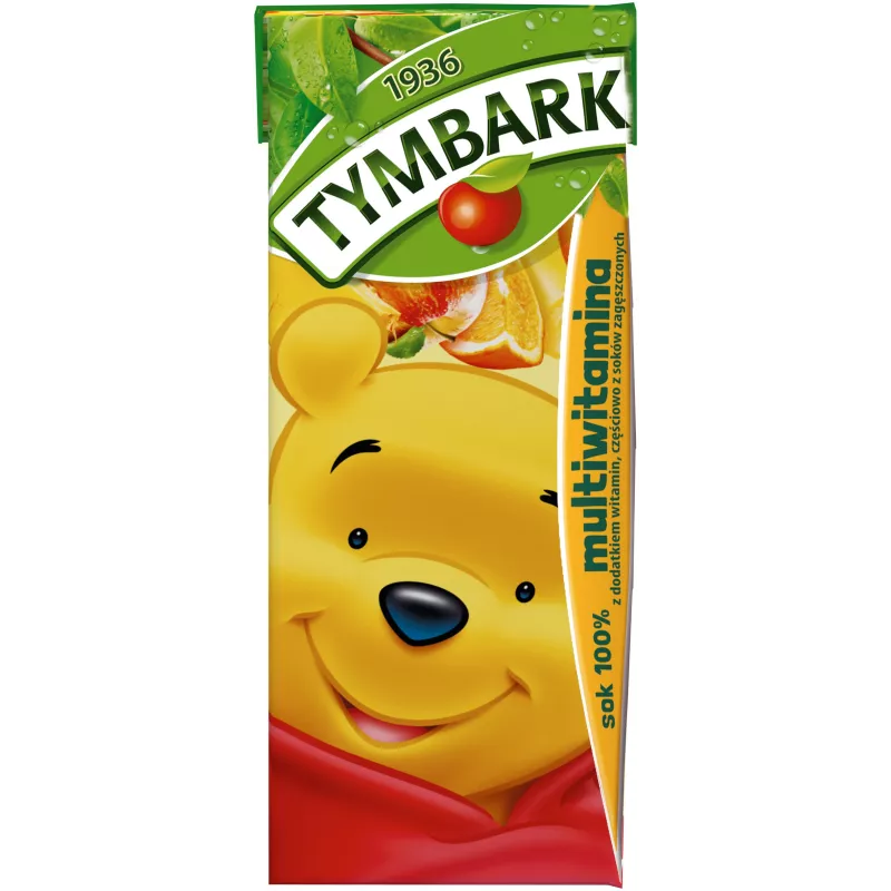 Tymbark sok multiwitamina ze słomką 200ml X 27 SZTUKUK Tymbark sok multiwitamina ze słomką 200ml X 27 SZTUKUK