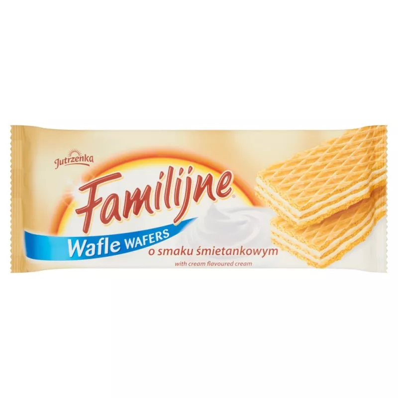 WAFLE FAMILIJNE KOKOSOWE 180 G WAFLE FAMILIJNE KOKOSOWE 180 G