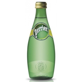 Perrier gaz 0.33l. szkło X 4 sztuki