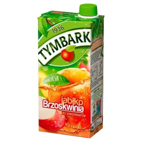 Tymbark Napój jabłko brzoskwinia 1l. x 6 sztuk
