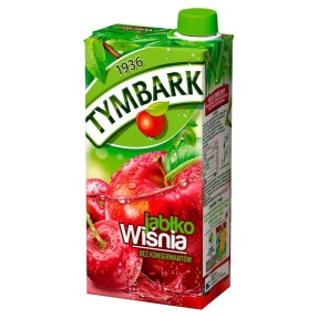 Tymbark Napój jabłko wiśnia 1l. x 6 sztuk
