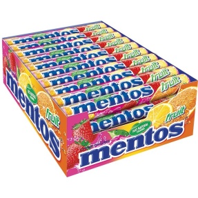 MENTOS CUKIERKI FRUIT 38g x 40 sztuk