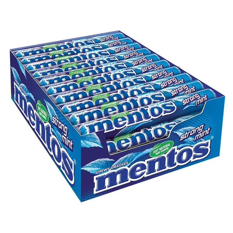 MENTOS CUKIERKI STRONGMINT 37,5G x 40 sztuk