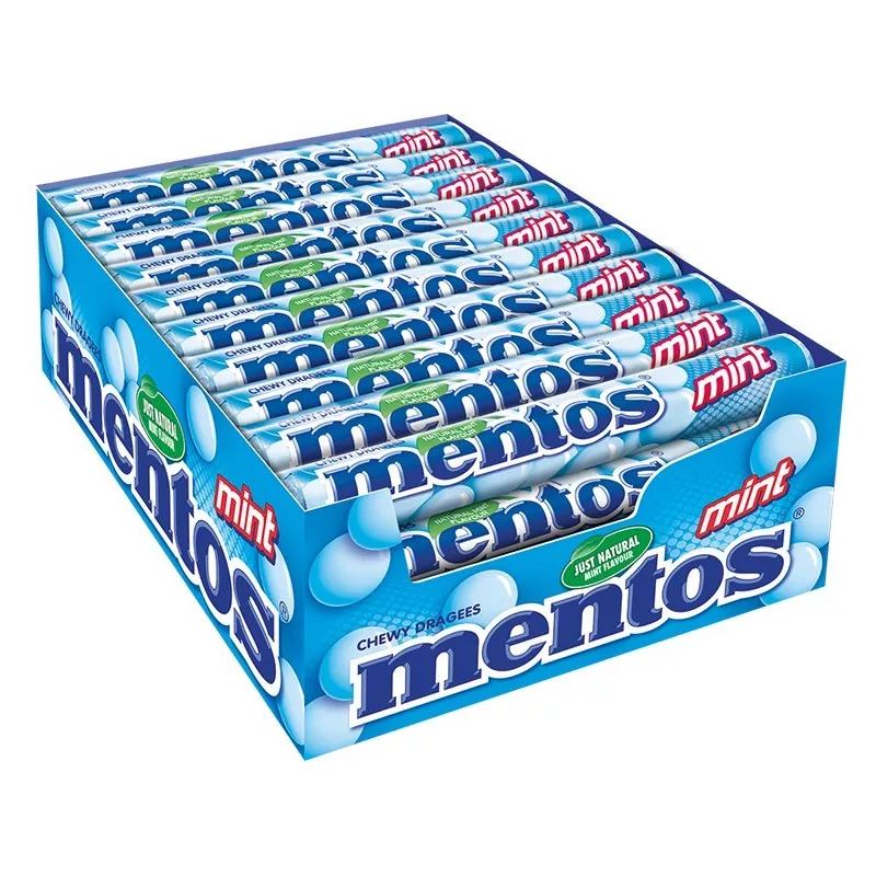 MENTOS CUKIERKI MINT 38G x 40 sztuk MENTOS CUKIERKI MINT 38G x 40 sztuk