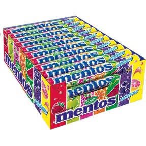 MENTOS CUKIERKI RAINBOW 38g x 40 sztuk