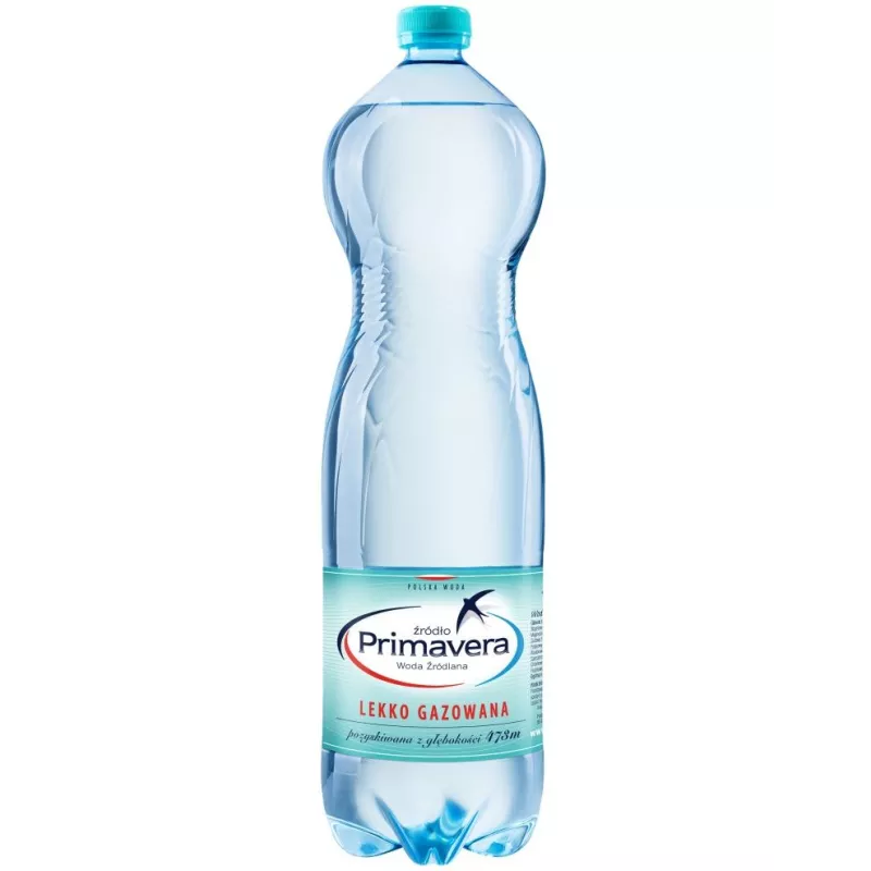 Primavera lekko gazowana 1.5l. x 6 sztuk Primavera lekko gazowana 1.5l. x 6 sztuk