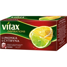 VITAX limonka z cytryną 20 torebek