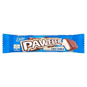 Baton Wedel Pawełek Batonik mleczny śmietanka 45 g x 24 sztuki