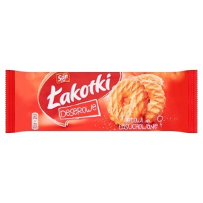 San Łakotki Deserowe Herbatniki dekorowane cukrem 168 g