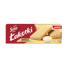 SAN ŁAKOTKI WAFLE WANILIOWE 146G