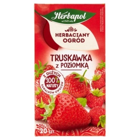 HERBAPOL Truskawka z poziomką 20 torebek