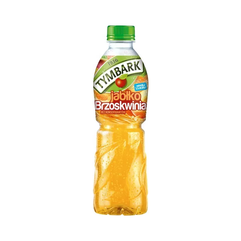 Tymbark Napój jabłko brzoskwinia 0.5l. x 12 sztuk Tymbark Napój jabłko brzoskwinia 0.5l. x 12 sztuk