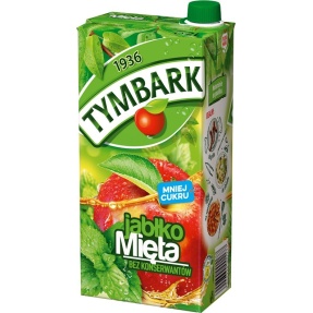 Tymbark Napój jabłko mięta 2l. x 6 sztuk