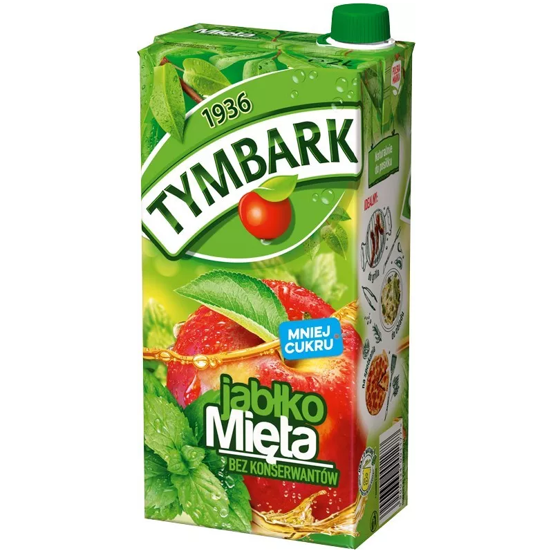 Tymbark Napój jabłko mięta 2l. x 6 sztuk