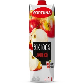 Fortuna Sok Jabłkowy 100% 1l.