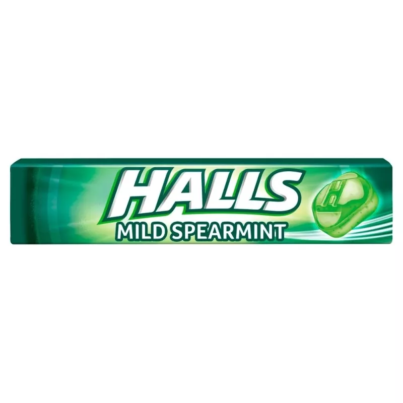 Cukierki Halls Mild Spearmint 33,5 g x 20 sztuk Cukierki Halls Mild Spearmint 33,5 g x 20 sztuk