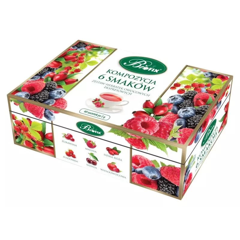 Bifix Kompozycja 6 smaków owocowych X 60 kopert Bifix Kompozycja 6 smaków owocowych X 60 kopert