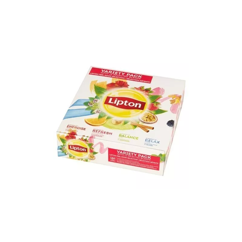 Lipton Zestaw herbat 12 smaków 180 kopert Lipton Zestaw herbat 12 smaków 180 kopert