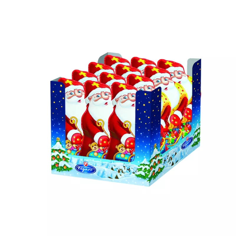 Figaro Mikołaj z mlecznej czekolady 110g x 12 sztuk