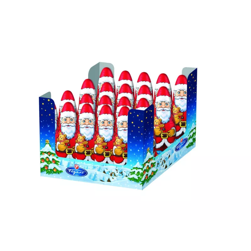 Figaro Mikołaj z mlecznej czekolady 60g x 20 sztuk