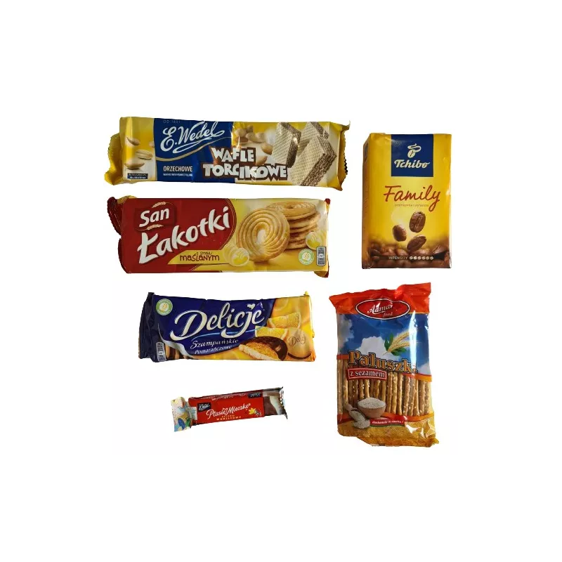 PACZKA ŚWIĄTECZNA ZESTAW PREZENTOWY Z KAWĄ nr 9