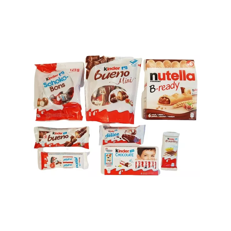 PACZKA ŚWIĄTECZNA ZESTAW PREZENTOWY Z KINDER nr 6